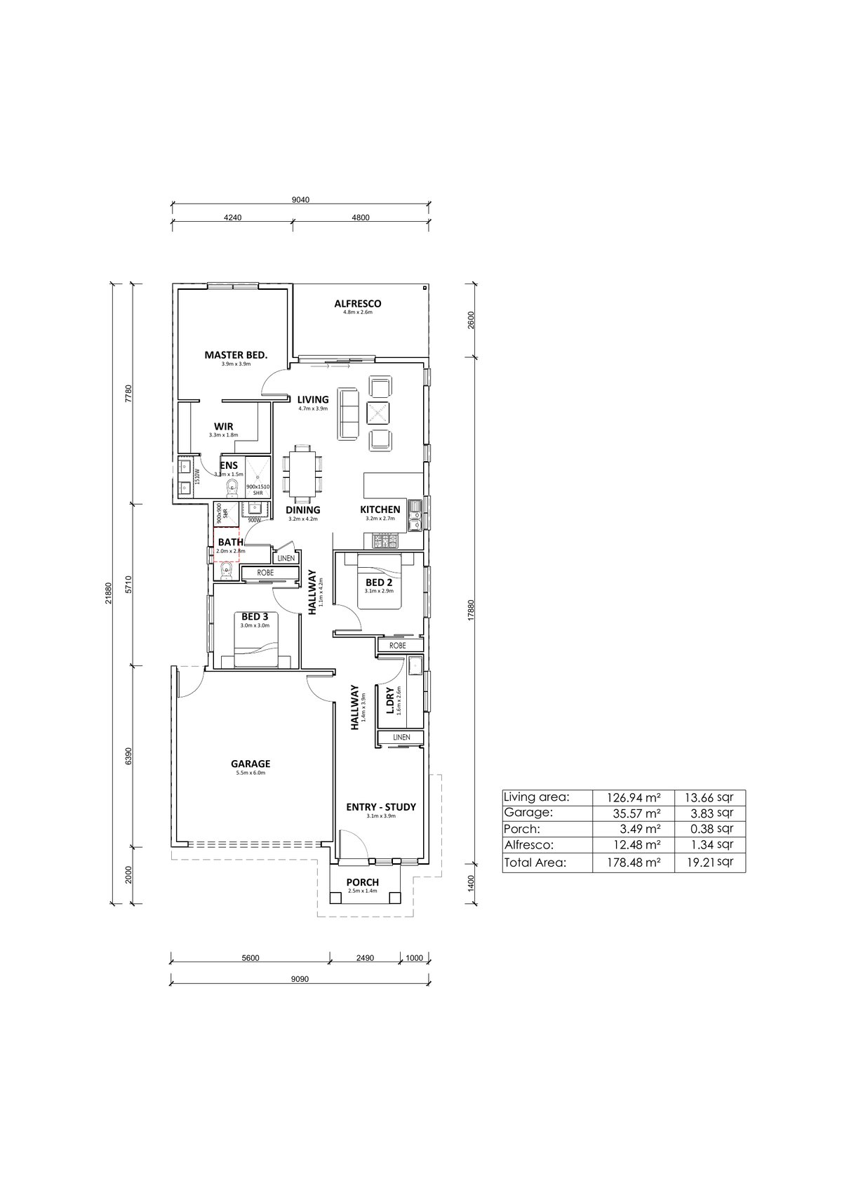 HVS3-19 floor plan