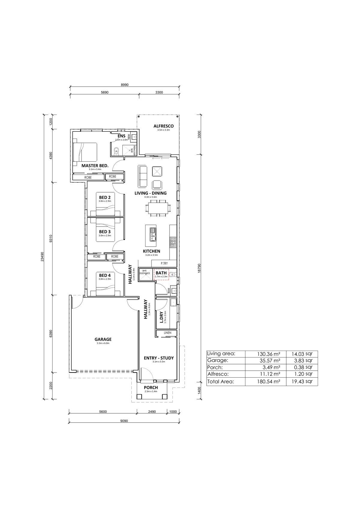 HVS4-19 floor plan