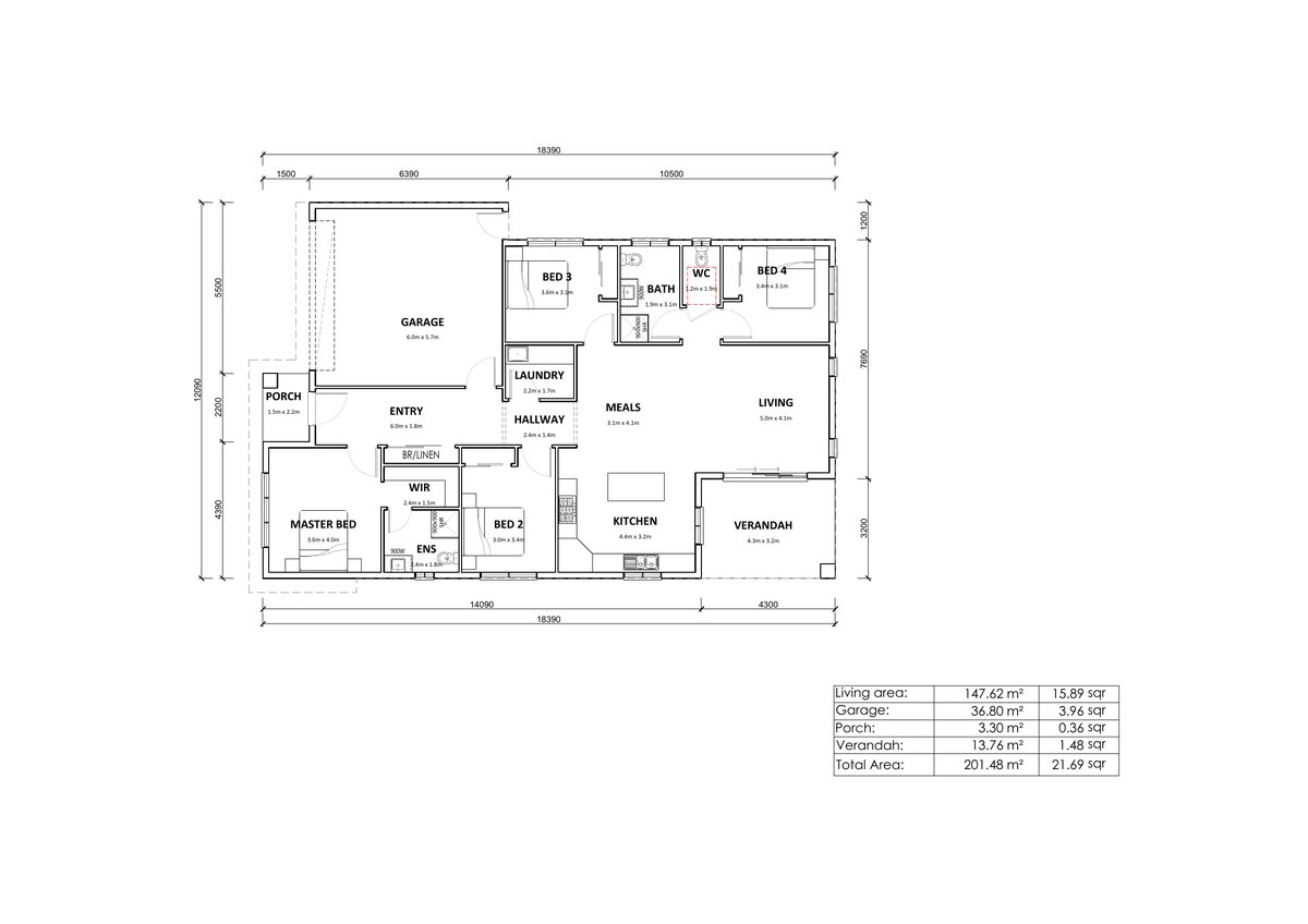 HVS4-21 floor plan